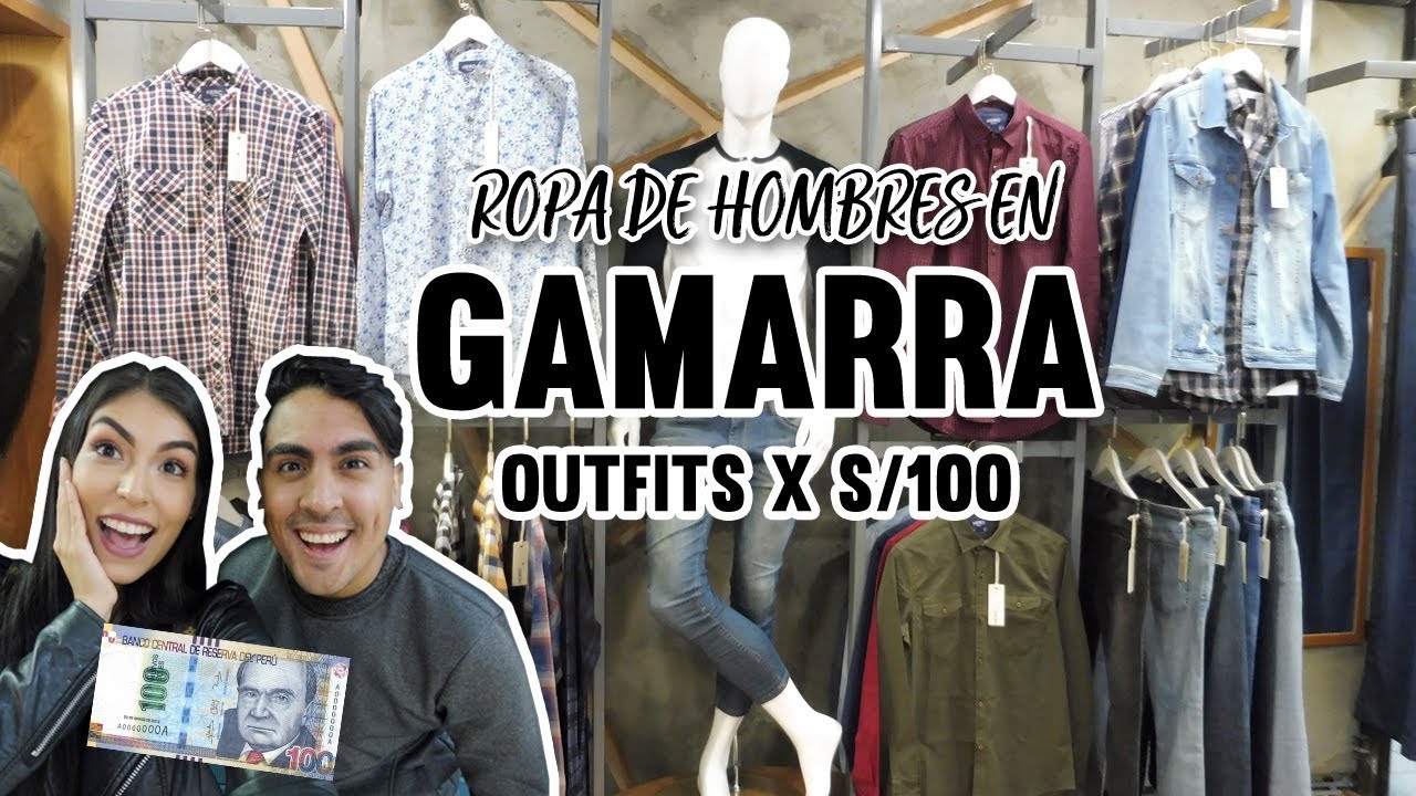 GAMARRA: ROPA DE HOMBRES EN TENDENCIA [Outfits x S/100] l Daniella Acosta feat Eduard Millan