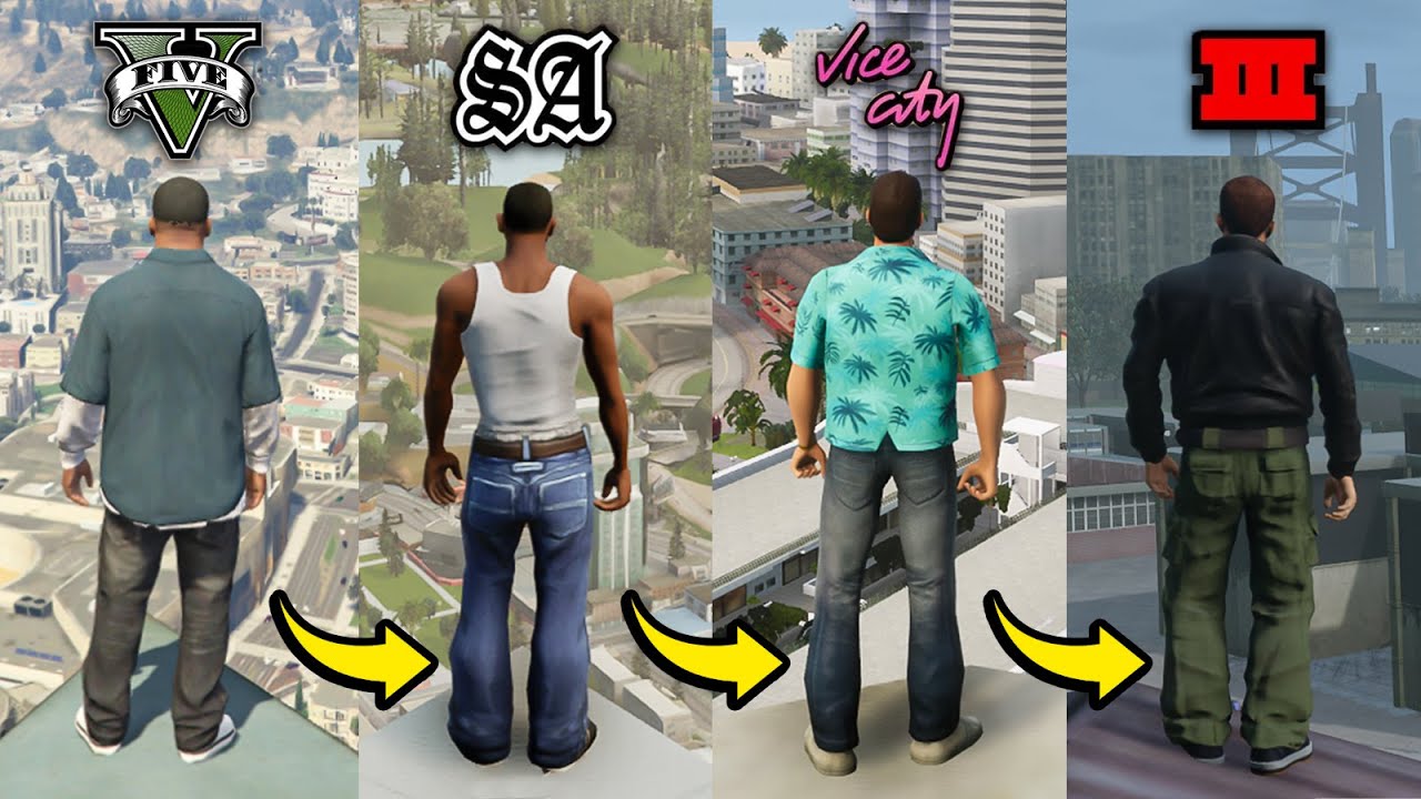 GTA 5 vs GTA Trilogy Definitive Edition !