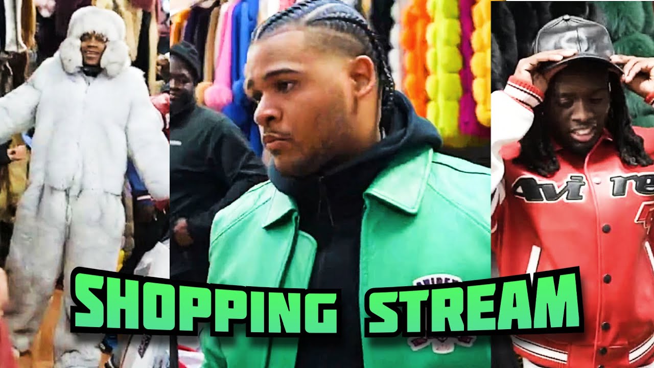 Fanum IRL SHOPPING STREAM in NYC