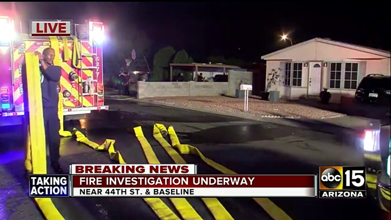 BREAKING: Fire investigation at 44th St/Baseline