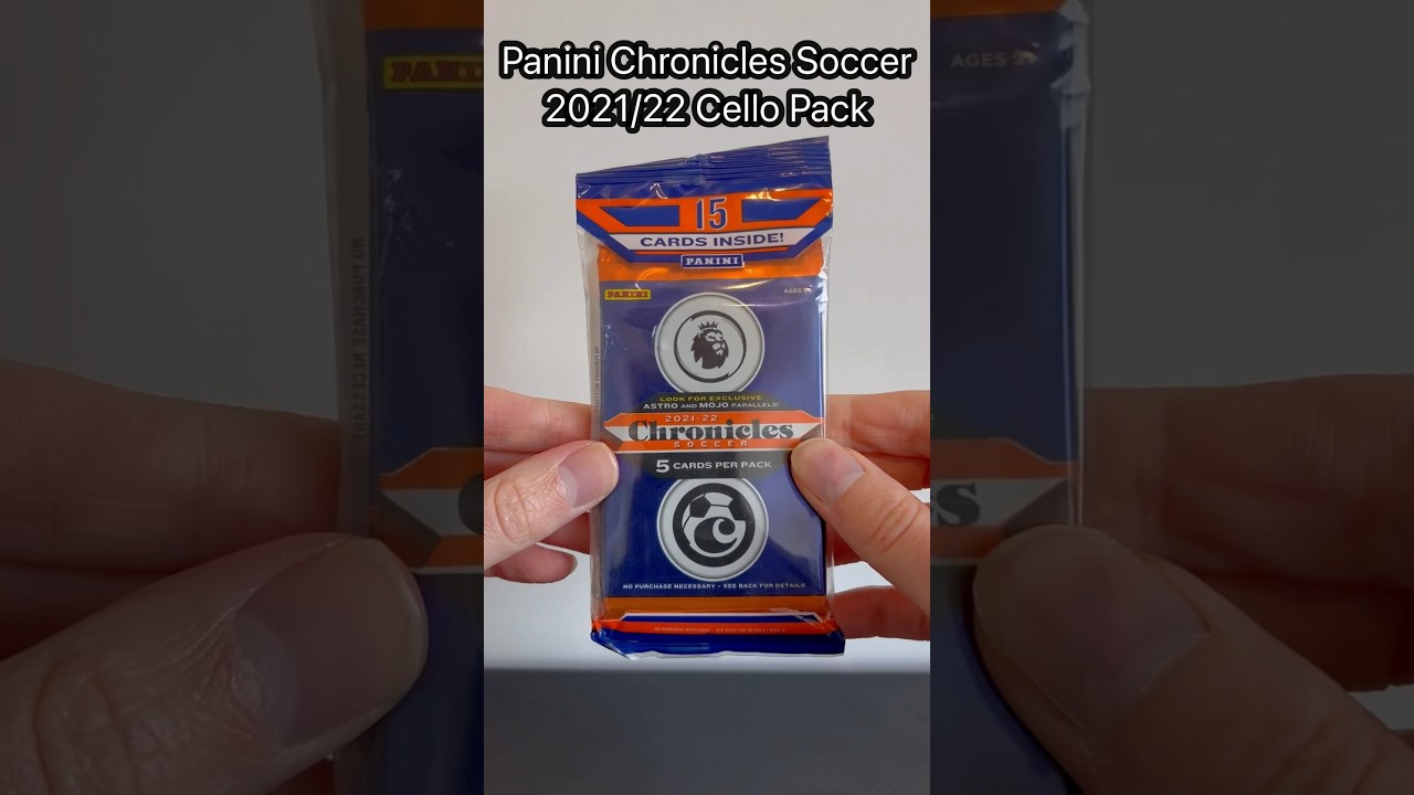 Random Football Card Pack Opening! Episode 4 - Panini Chronicles Soccer 2021/22 Cello Pack!