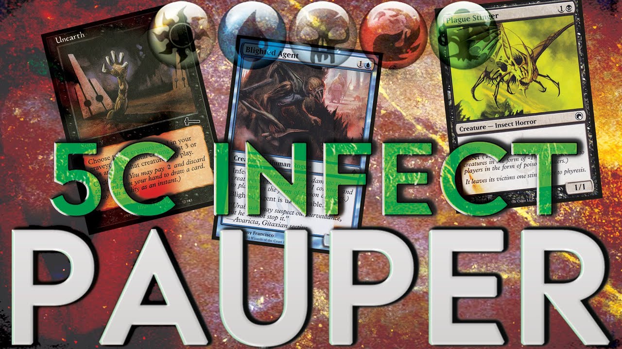 5 Color INFECT!  Do EVERYTHING!!  MTG PAUPER  |  Magic the Gathering