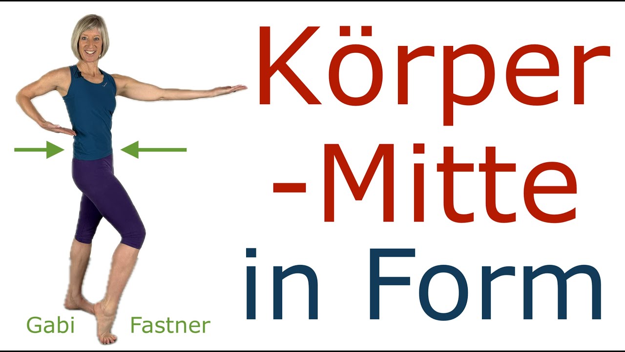&diams;️18 min. K&ouml;rpermitte in Form | Bauch flach und straff, R&uuml;cken gest&auml;rkt | ohne Ger&auml;te, im Stehen