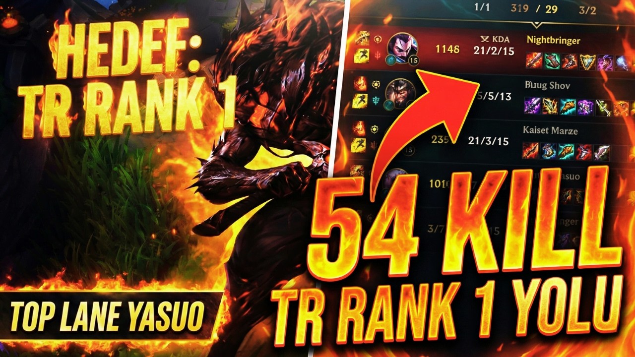 800K DEĞİL 1.5 MİLYON 🌪️ YASUO RANK 1 KASIYORUM! 🌪️ #1