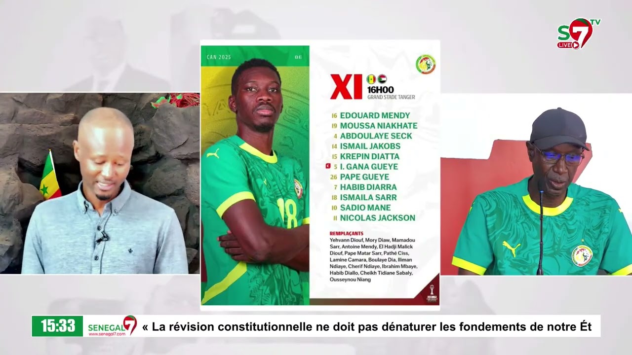 La reaction a chaud de Doyen Assane Sene sur onze de Pape Thiaw contre le Soudan en 8e de finale