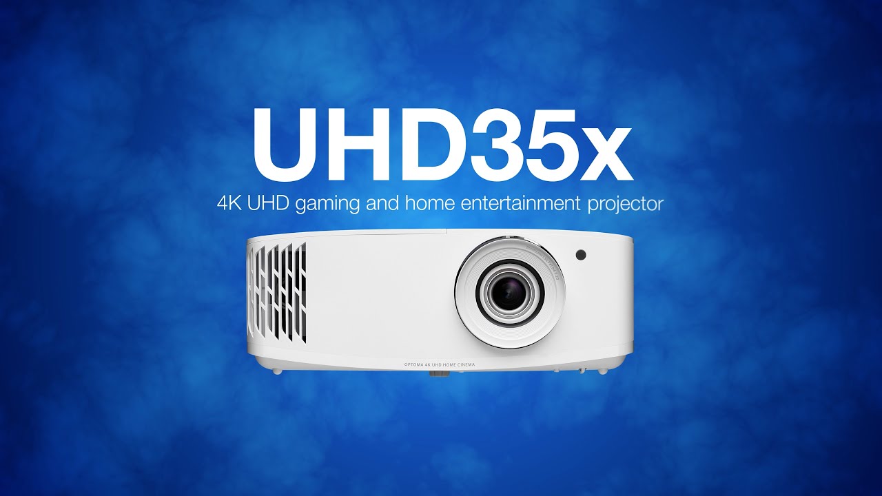 Optoma UHD35x - 4K UHD gaming and home entertainment projector