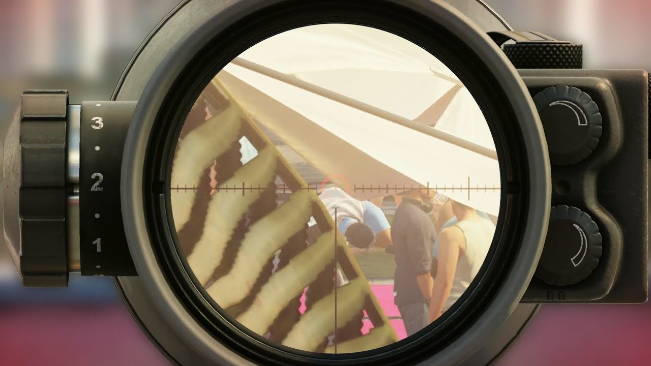 Sniper Assassin, Hotel Rooftop - A Silver Tongue (HITMAN 2 Methods)