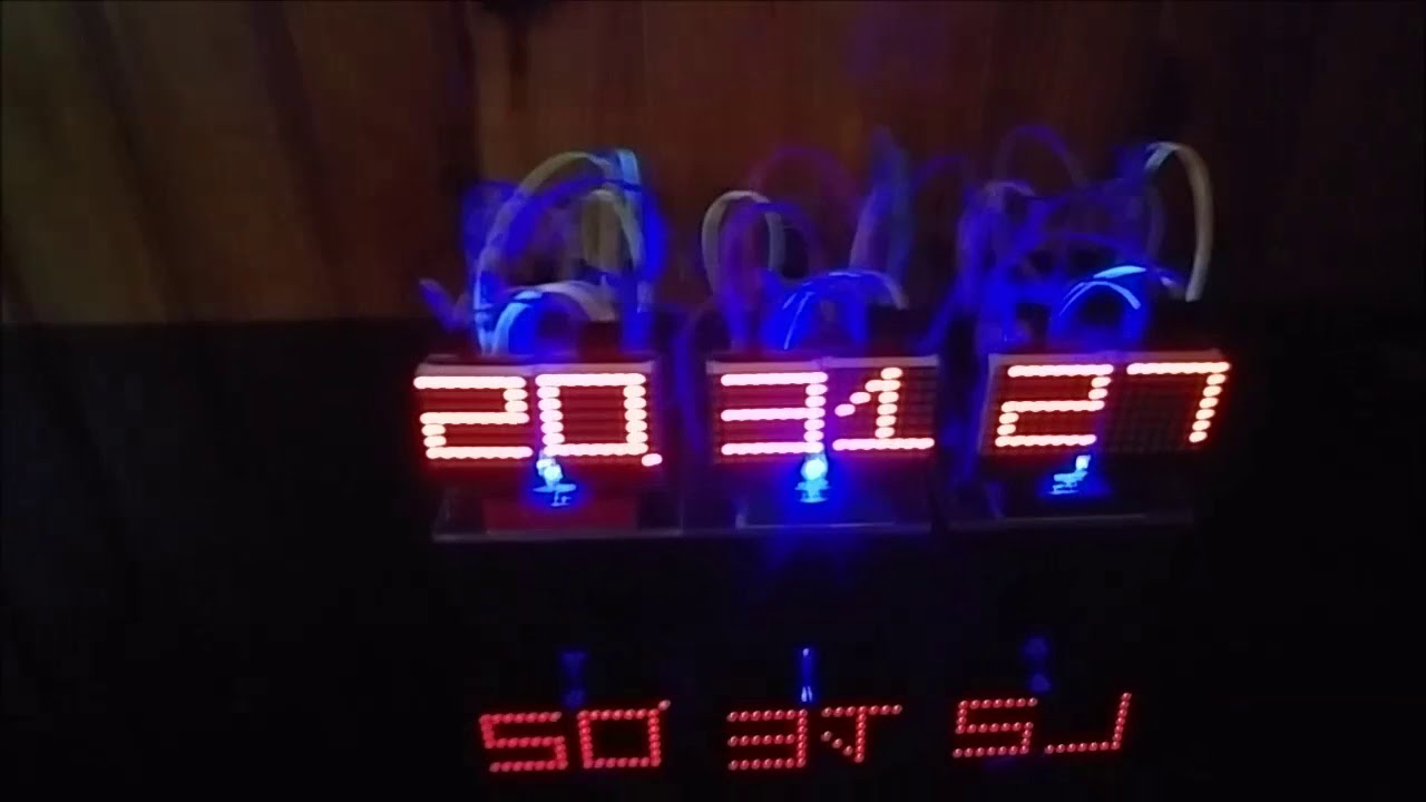 1, 2, 3 R&eacute;veil ! v2017 - nRF24l01 -Matrice LED 8x8 MAX7912 - Arduino Uno