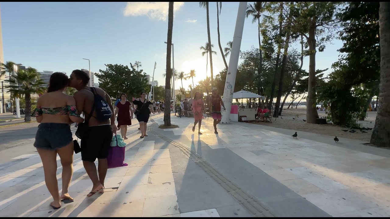 WALK along the Beira Mar, Fortaleza, Brazil 🇧🇷 [4k]