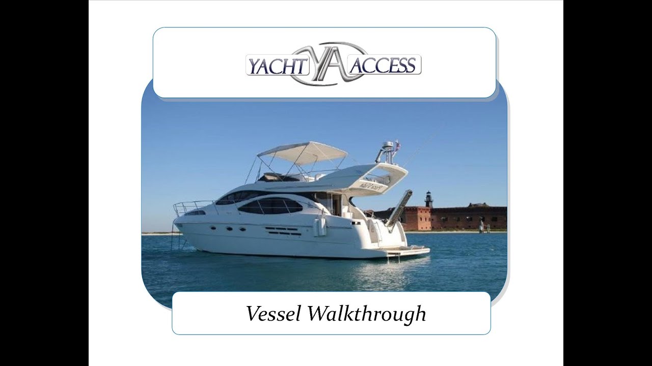 2000 46' Azimut Fly Bridge Motor Yacht - Offered for Sale by Yacht Access #yachtaccess
