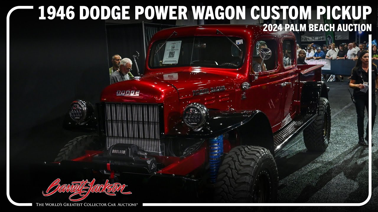 SOLD! 1946 Dodge Power Wagon Custom Pickup - BARRETT-JACKSON 2024 PALM BEACH
