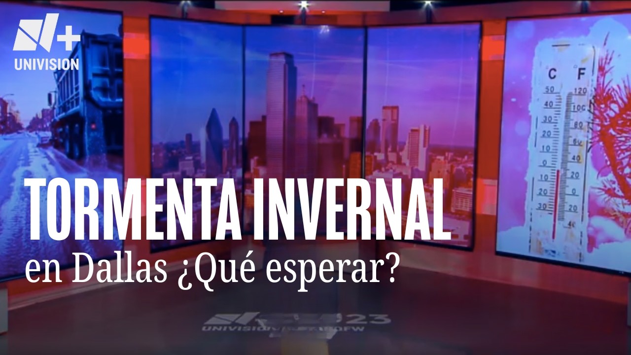 Tormenta invernal en Dallas: &iquest;Qu&eacute; nos espera hora por hora en DFW?
