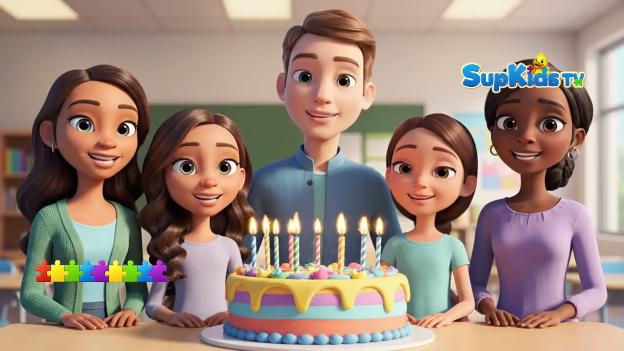 Happy Birthday Song 🎉 | Carl & Cley | SupKidsTV
