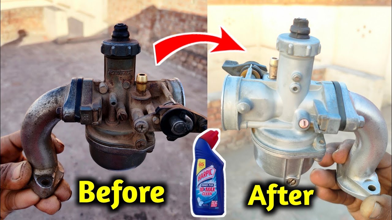 Old Rusty Carborator Restoration On Harpic