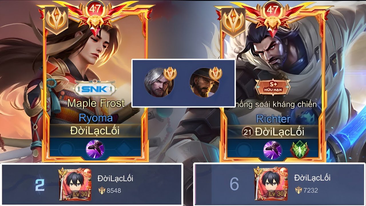 Siêu Phẩm 47 Phút ( Lồng Tiếng ) 2 Ngày Từ Top Miền Lên Vàng Richter Và Vàng Ryoma Của Onekill P1