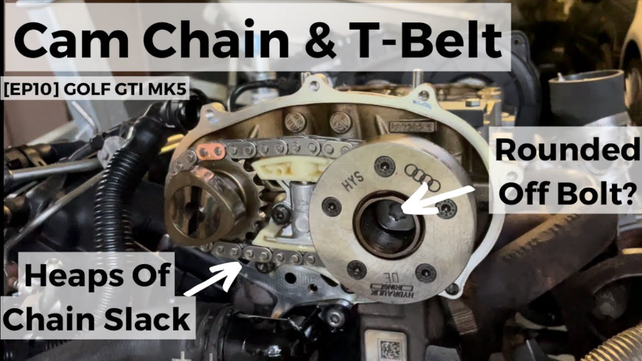 [EP10] Timing Belt & Cam Chain Replacement (Rounded Off Cam Nut) - Golf GTI Mk5