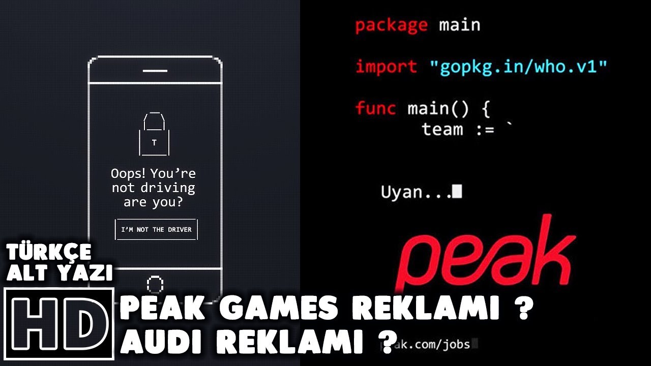 Peak Reklam Filmi Ve Audi Reklam Filmi [HD]