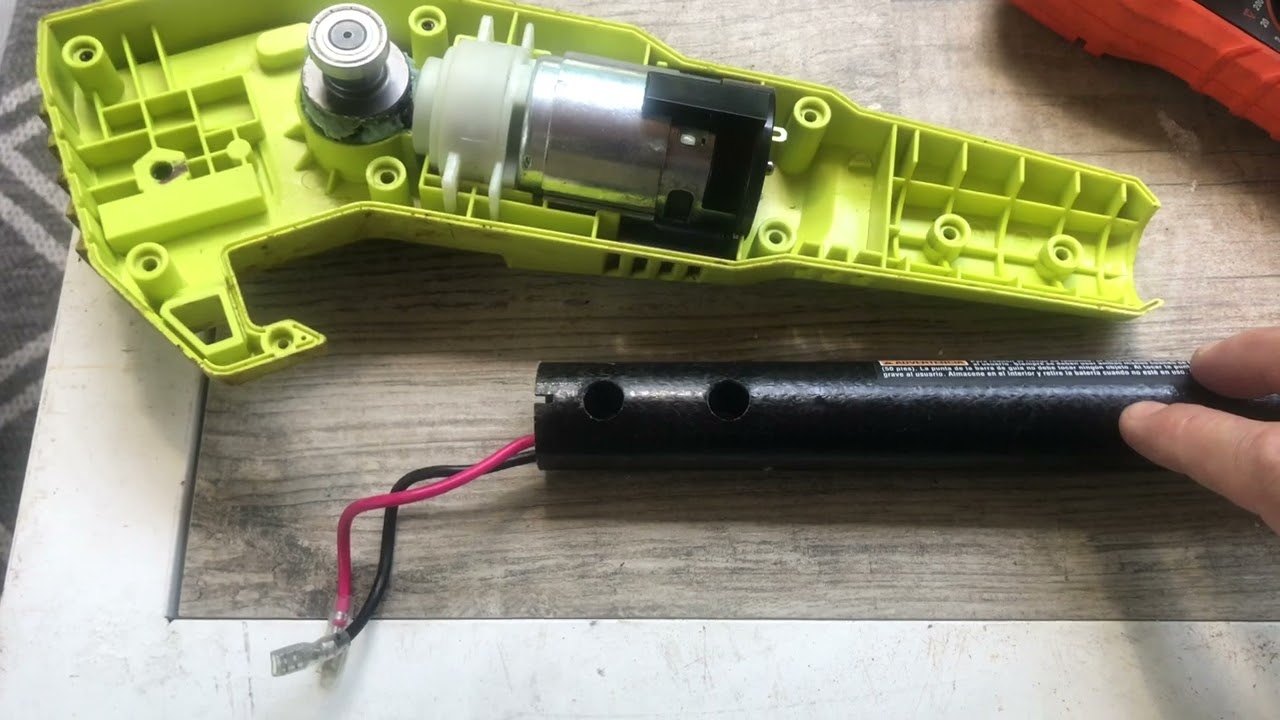 Ryobi pole saw troubleshooting. Broken Ryobi Pole Saw Fix. Blown fuse replacement.