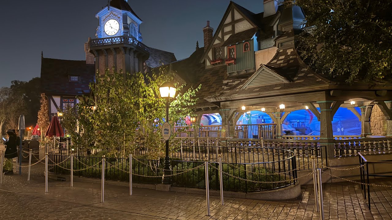 Peter Pan’s Flight Rope Drop 4K Experience with Excellent Lighting Disneyland December 2024