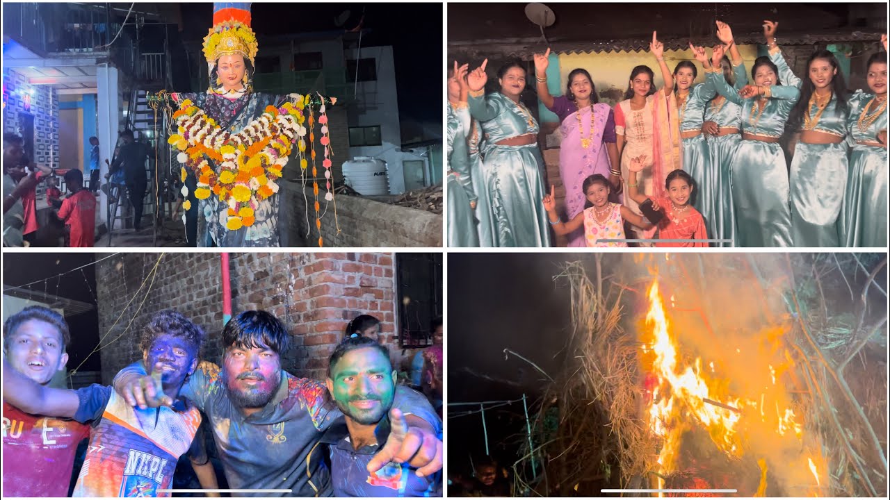 नवघर कोळीवाडा होळी दहन 2026🔥🤩#फुल एन्जॉय ❤️🔥#होळीदहन🔥