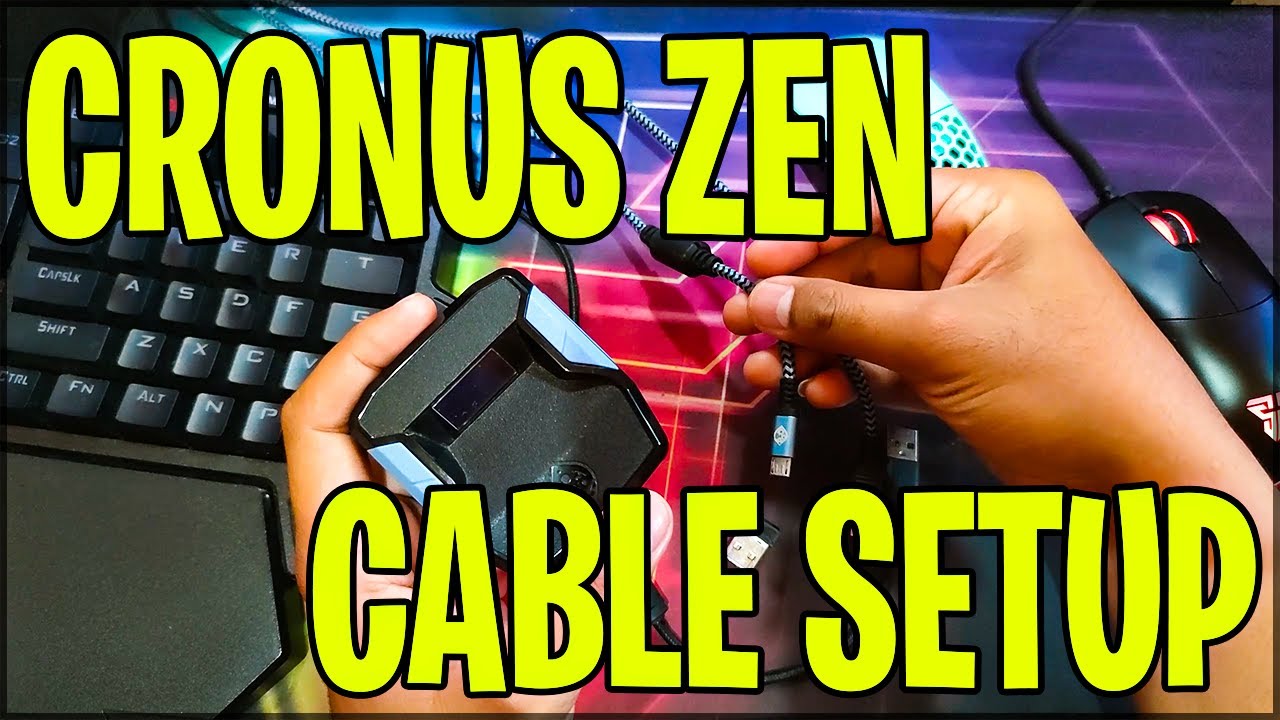 How to use Cronus Zen cable on PC Mouse and Keyboard
