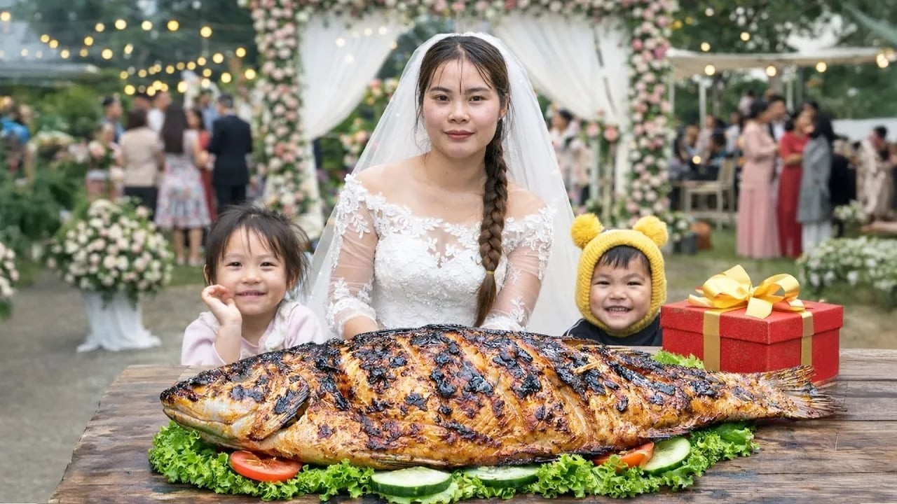 Finding Happiness Again – Cooking a Giant Grilled Fish on My Special Happy Day