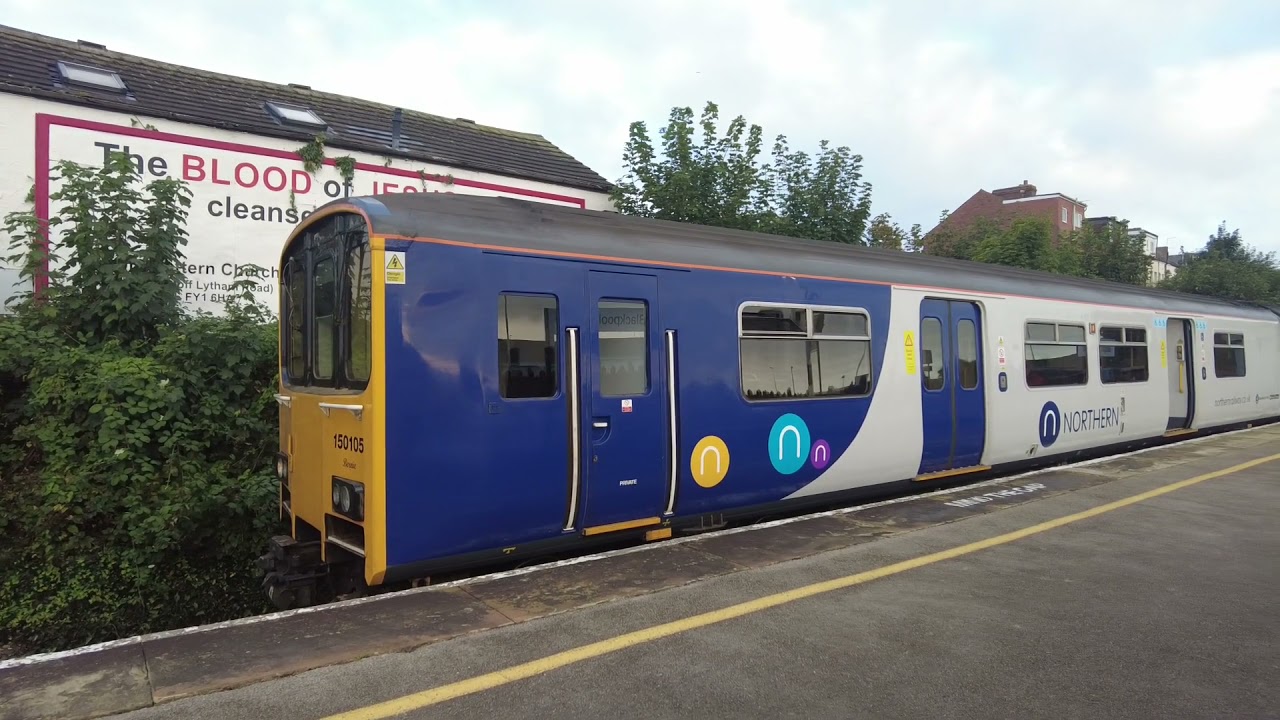 Blackpool South Railway Station Lancashire England Terminus of the South Fylde Line Northern Trains