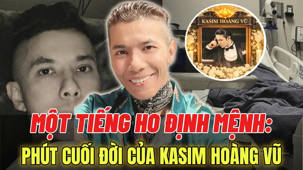 LẦN CUỐI CÙNG CỦA KASIM HOÀNG VŨ: ĐANG ĂN TRƯA,  HO MỘT TIẾNG RỒI LẶNG LẼ RA ĐI TRÊN SOFA Ở MỸ