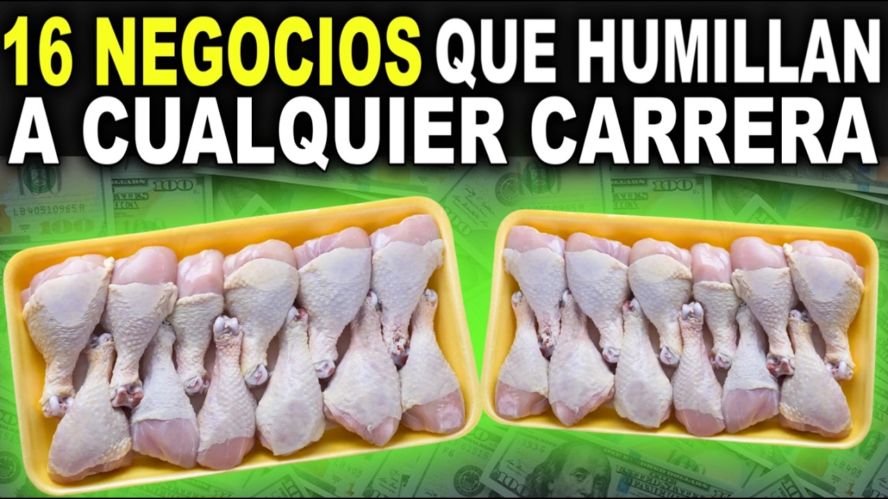 16 NEGOCIOS Rentables &iexcl;Mejores Que Cualquier CARRERA universitaria En Este 2026!