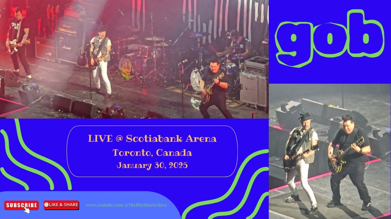 GOB | Raw Canadian Punk Rock Live | Full Set | Scotiabank Arena | Toronto | January 30, 2025