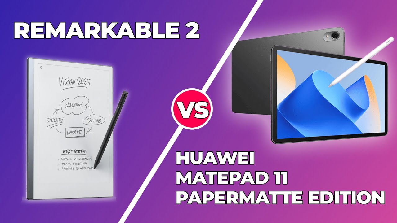 reMarkable 2 vs Huawei MatePad PaperMatte Edition - Which is better?