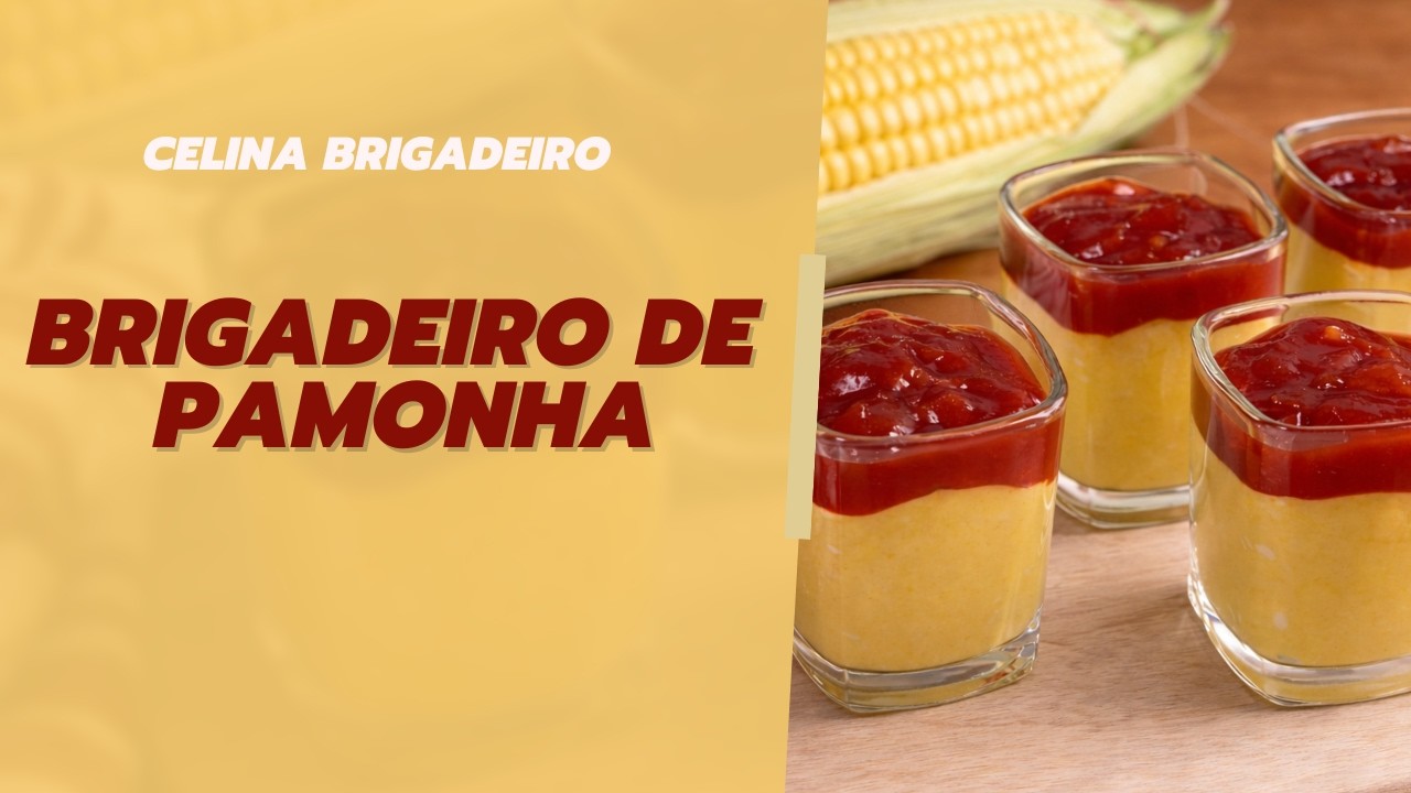 Brigadeiro de pamonha com goiabada
