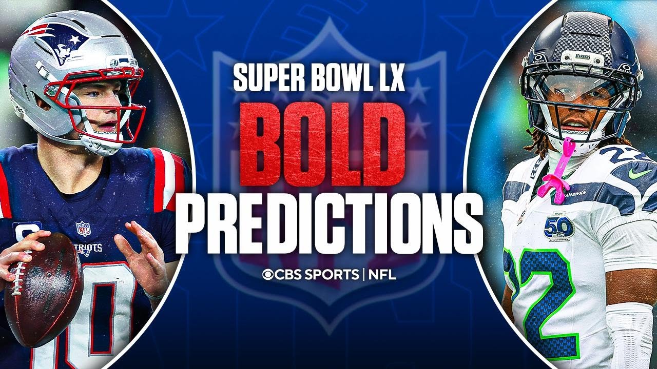 Super Bowl LX BOLD Predictions: Drake Maye throws 2+ interceptions, Rashid Shaheed takes home MVP 👀