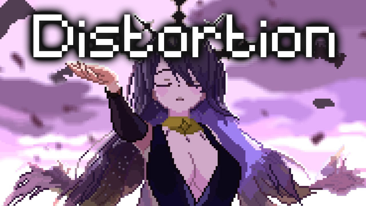 Moona Hoshinova - Distortion (8-bit/Drum n' Bass Remix) #hoshinovart