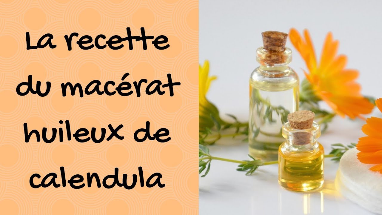 La recette du macérat de calendula