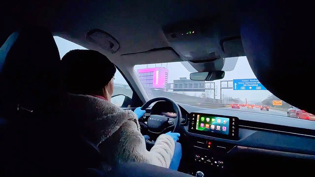 POV ASMR AUTOFAHRT 🌅 | AUTOBAHN TO THE MALL – CALMING ROAD SOUNDS FOR DEEP SLEEP | ASMR DENISE