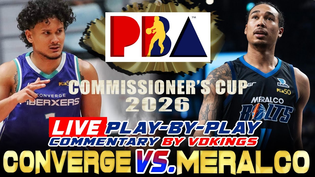 CONVERGE VS MERALCO | PBA Commissioners Cup 2026 | Pba Live Score & Commentary