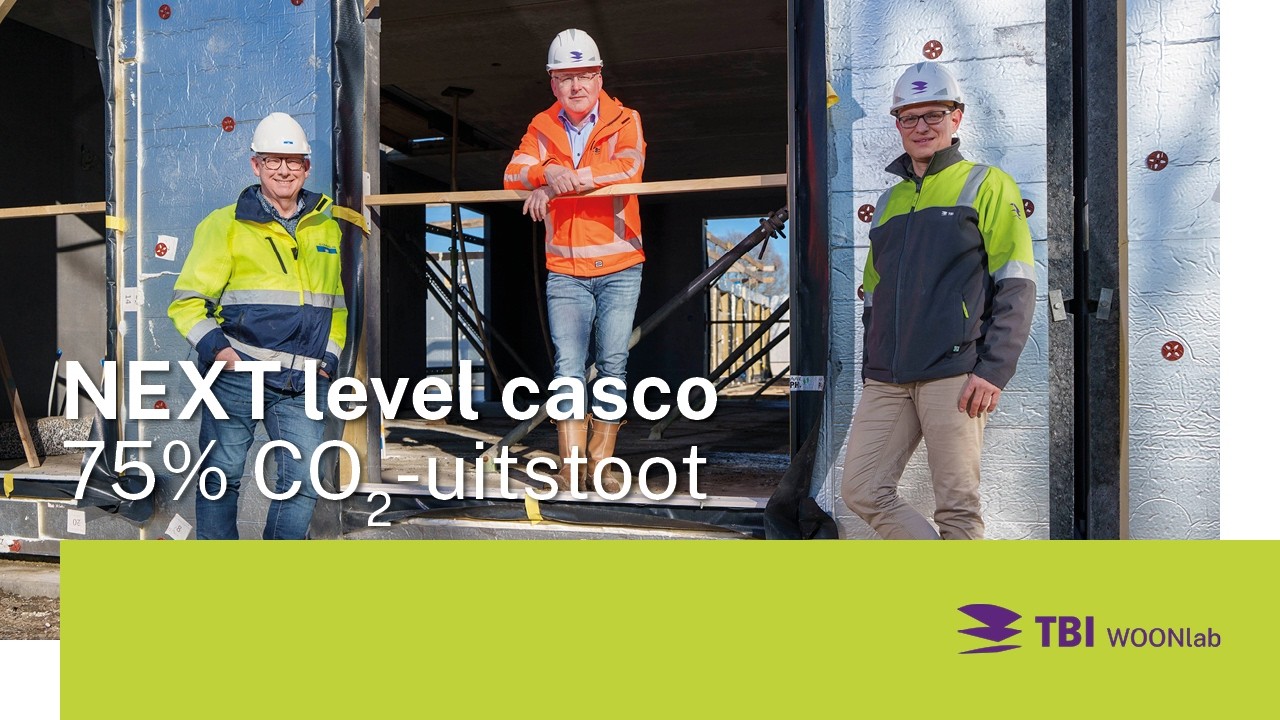 Doorbraak in CO₂-arm bouwen: nieuw betoncasco verlaagt uitstoot met 75% | TBI WOONlab