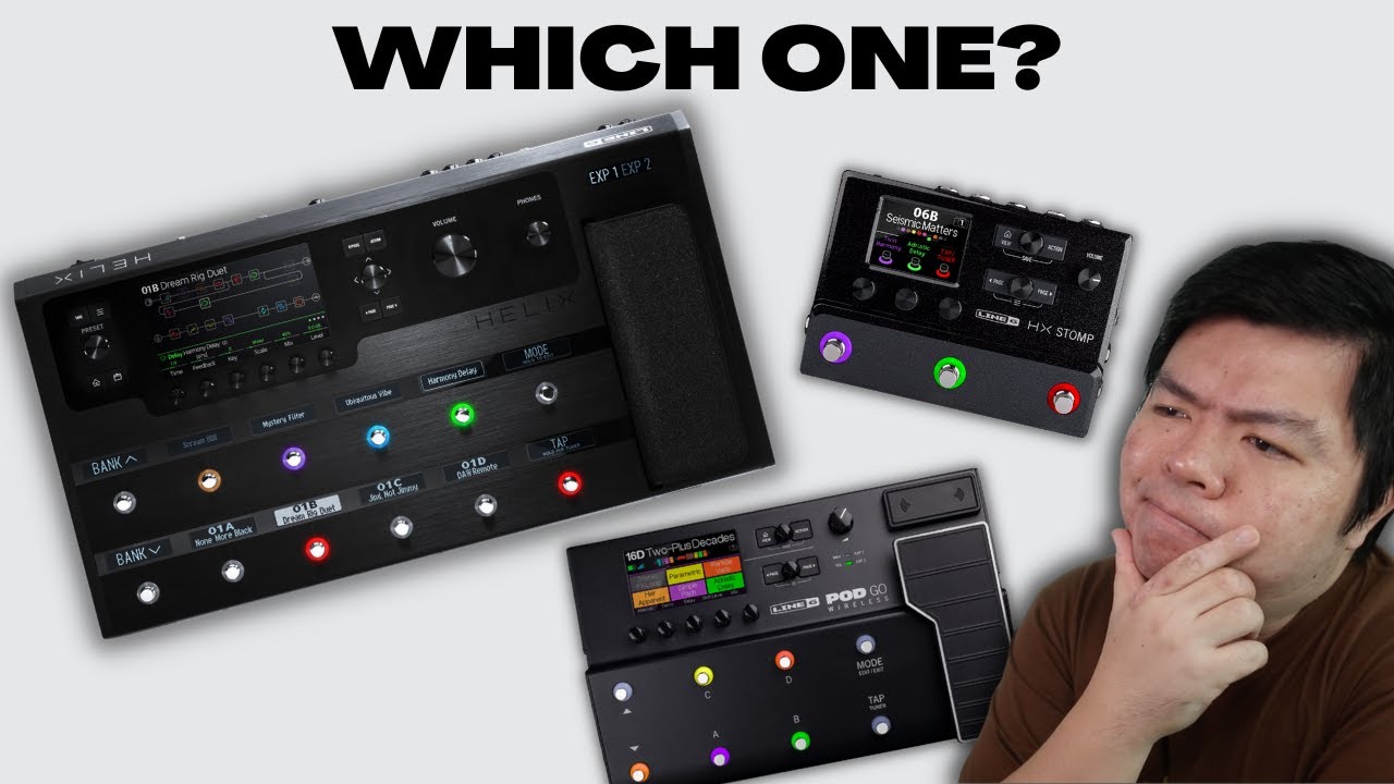 Comparing Line 6 Helix/HX Stomp/POD Go For Multi-instrument Input and Ableton Live Tracks Rig