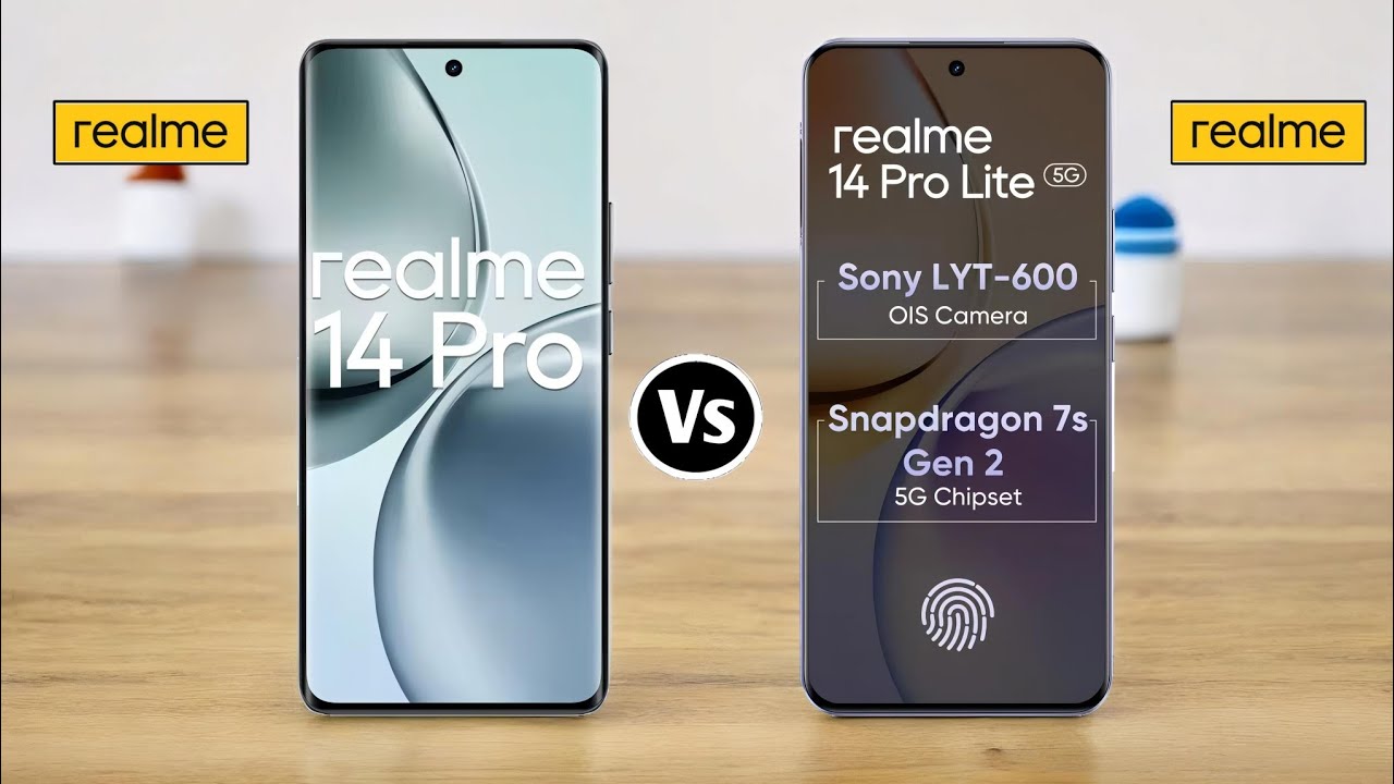 Realme 14 Pro Vs Realme 14 Pro Lite