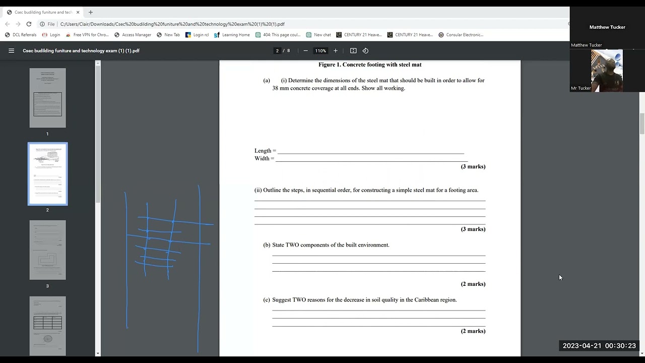 Buidling and technology past paper