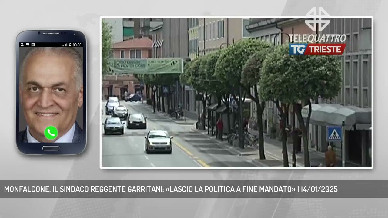 MONFALCONE, IL SINDACO REGGENTE GARRITANI: «LASCIO LA POLITICA A FINE MANDATO» | 14/01/2025