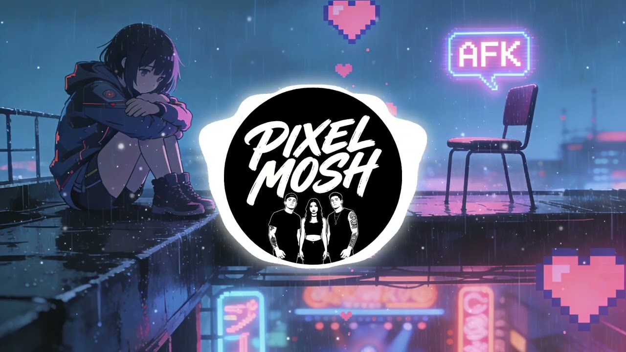 AFK HEART 💔 Emotional Cyberpunk Love Song (Electronicore / Sad Gaming Metal) [Pixel Mosh]