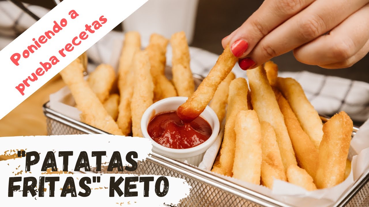 Keto patatas fritas con sólo 3 ingredientes