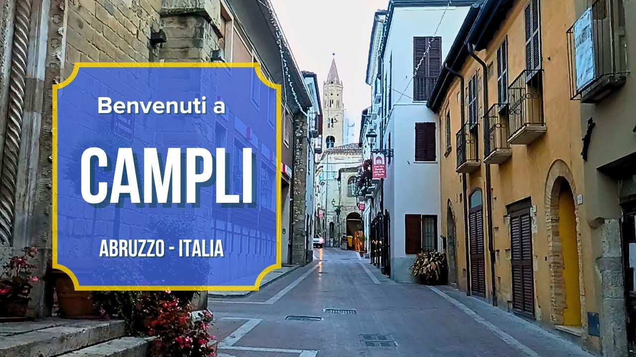 Прогулка по Кампли - ТЕ - Абруццо - Италия: Путешествие во времени 🇮🇹 🏛️🏘️🏞️🌿v.60