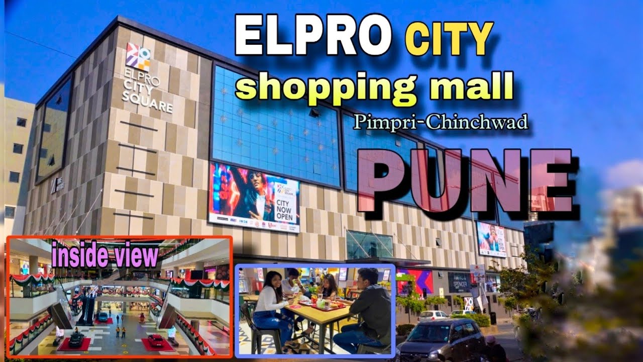 Elpro City Square Mall || Elpro Mall In Chinchwad🛍️🛒 || best shopping mall Pune #supermarket #pune