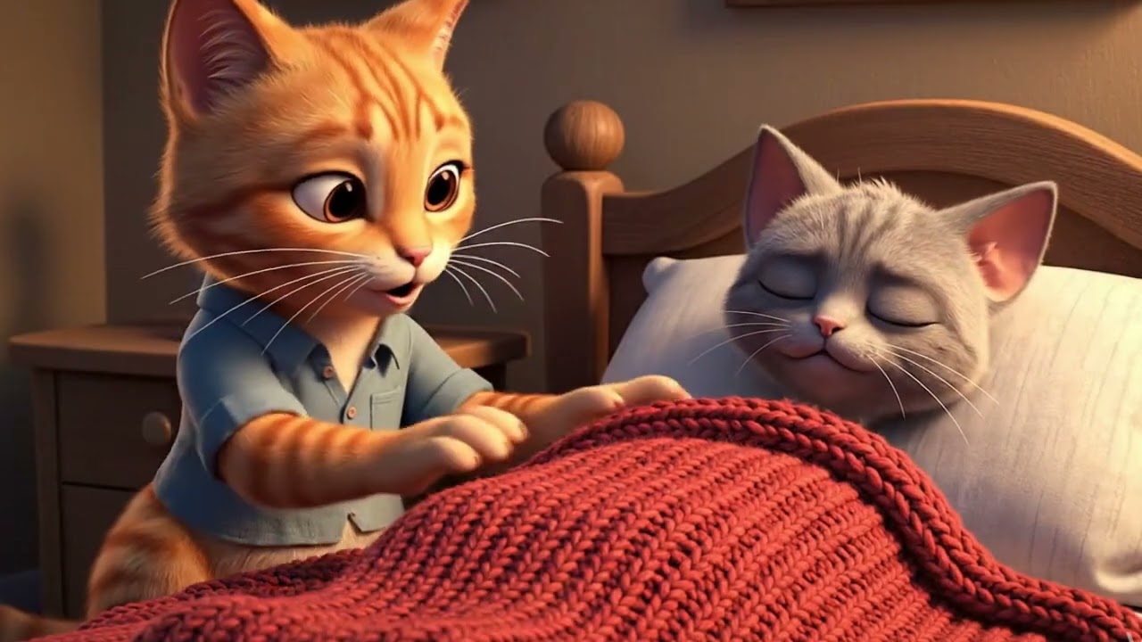 Mama Cat & Baby Cat – 3The Fallen Apple Pie | Emotional Cat Story Animation 🐱🍎