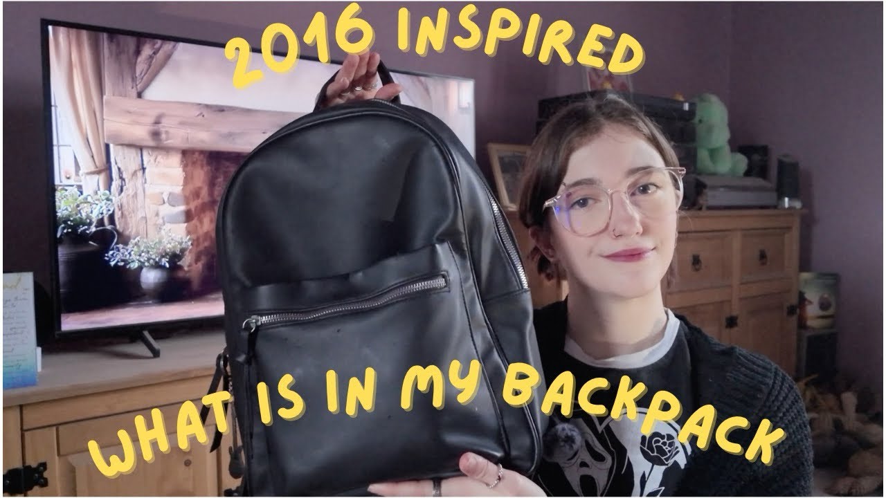 What’s In My Backpack | 2016 INSPIRED!