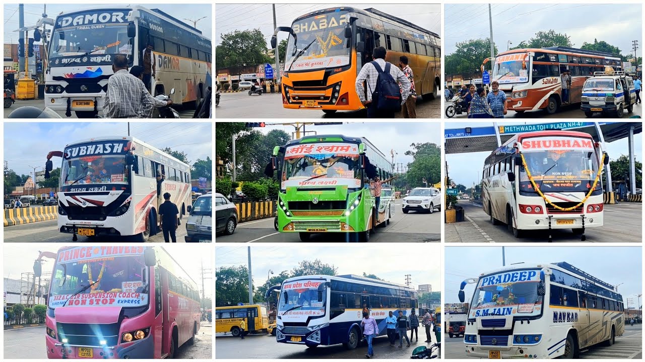 NONSTOP SUPERFAST bus services back to back💥INDORE TO JOBAT,KHATTALI,ALIRAJPUR,BHABRA,JHABUA🇮🇳