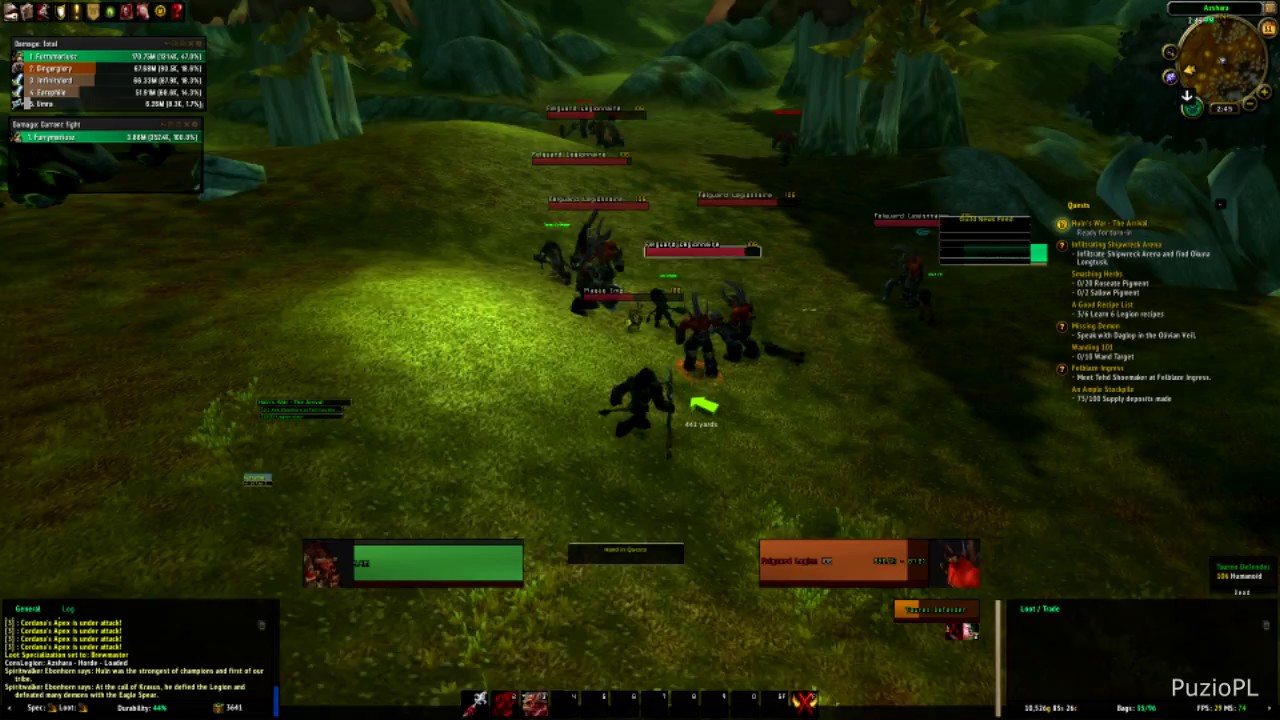 Huln Highmountain is pretty effective against Legion